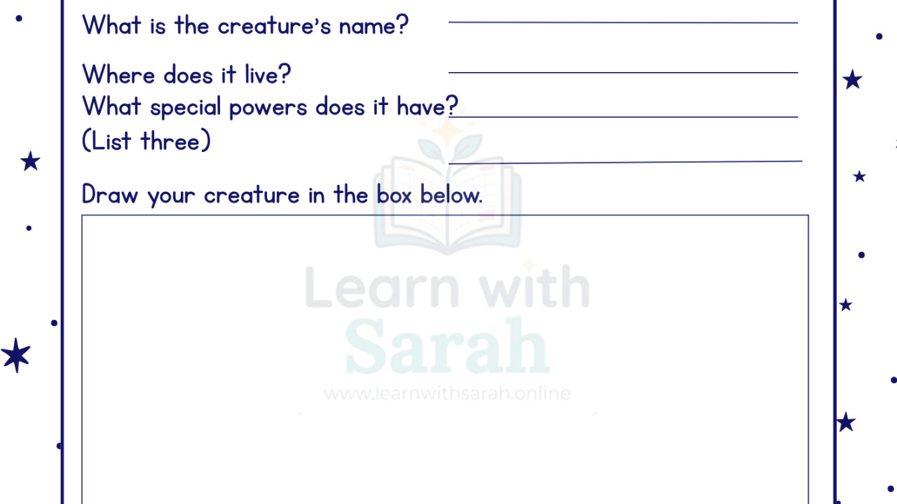 Creative Writing Aquatic Magical Creature